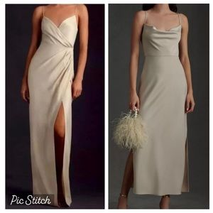 Two BHLDN Champagne Dresses - 2 for 1 Deal!